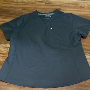Gray Women's scrub Top